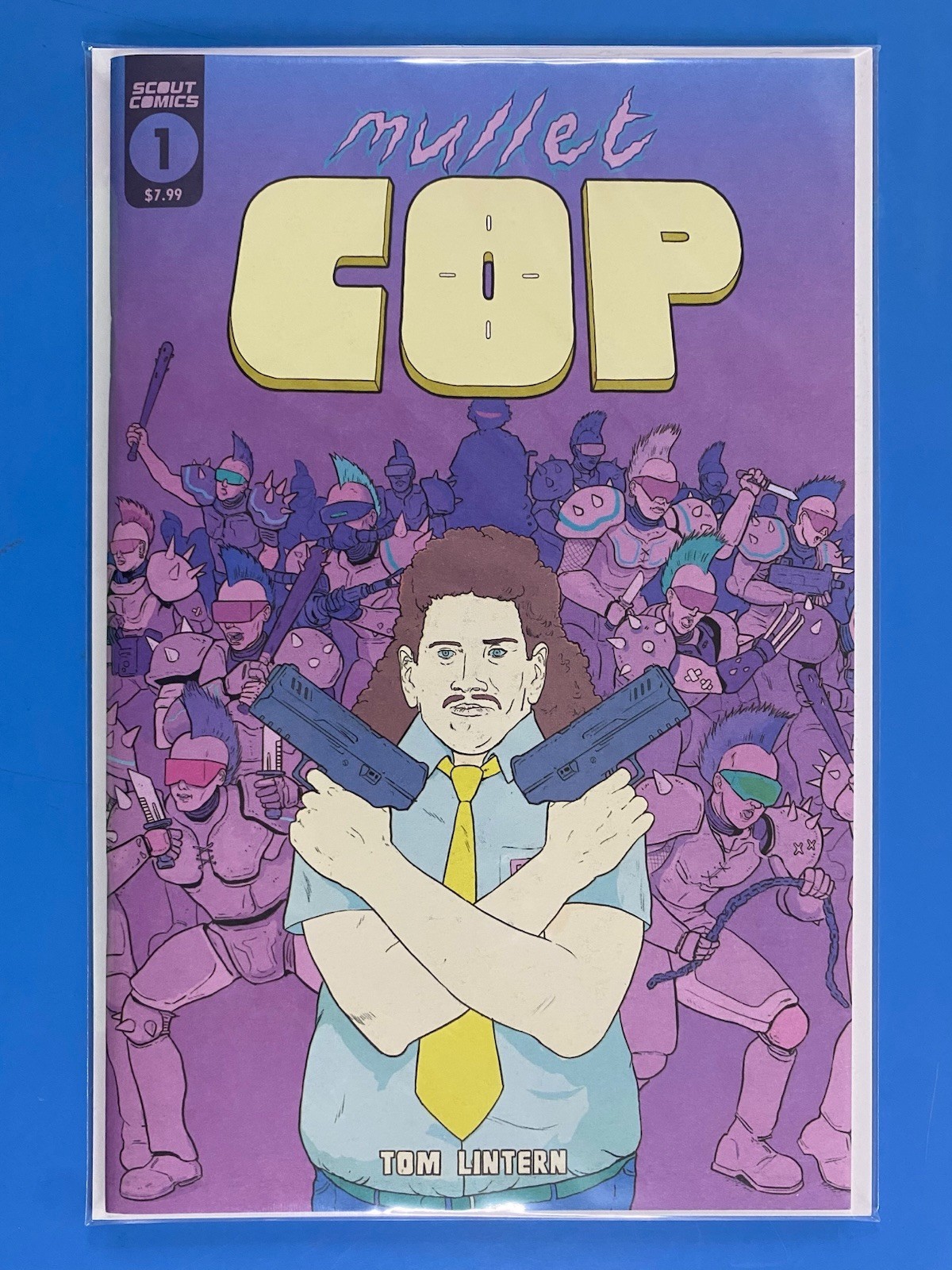 Mullet Cop #1 Scout Comics 2021 Tom Lintern 1st Print Optioned High Grade NM+🔥
