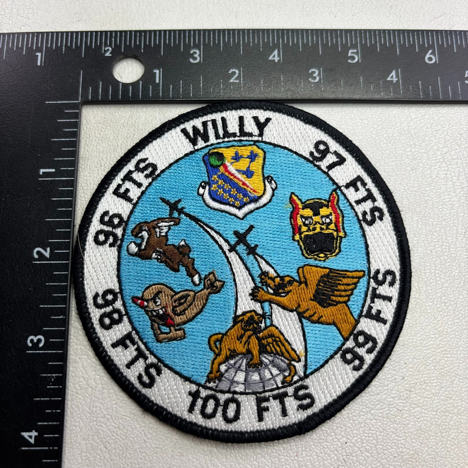 US Air Force 96TH 97TH 98TH 99TH FTS FLYING TRAINING SQUADRON WILLY Patch 00.2