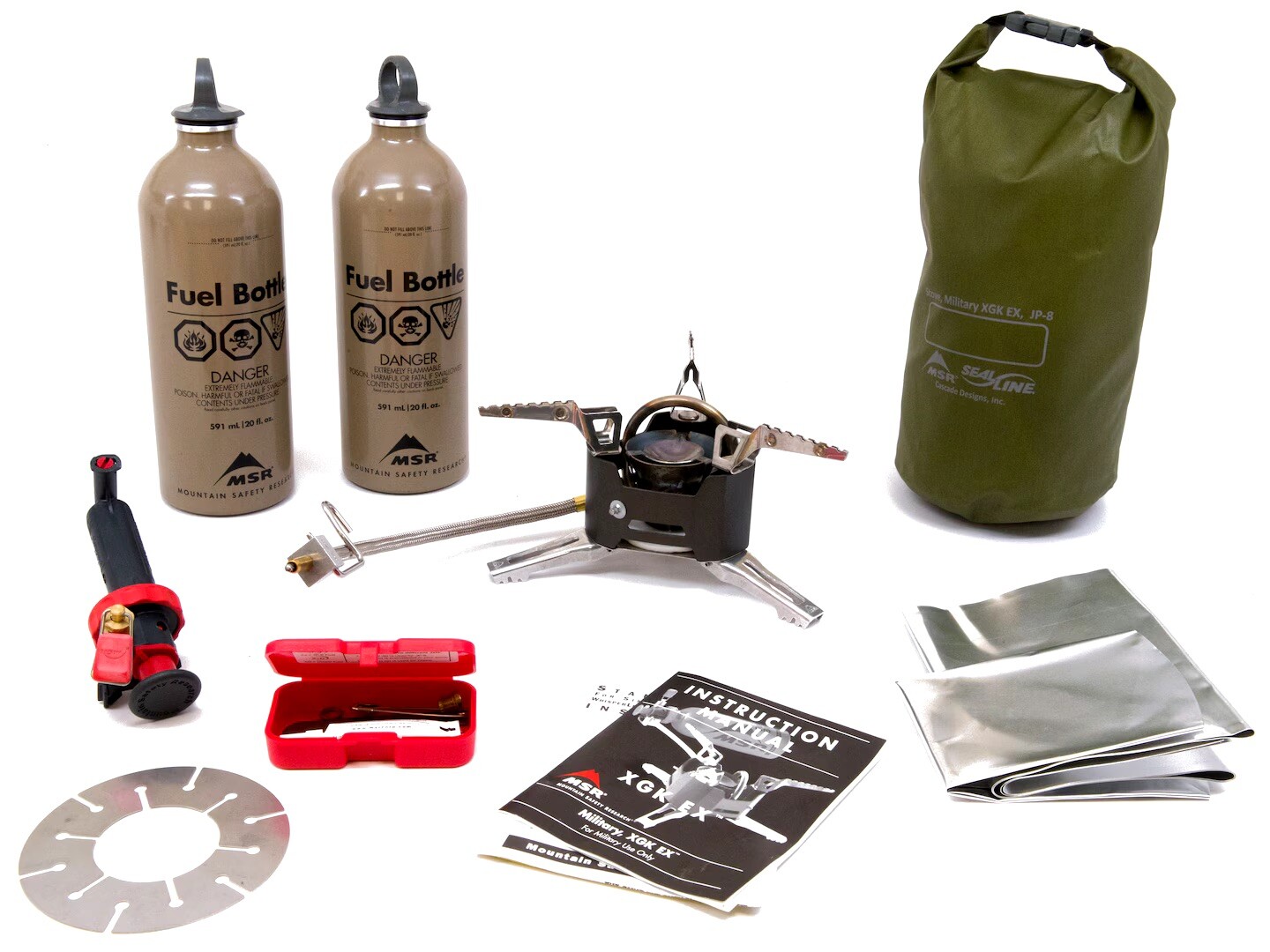 USGI MSR Stove - XGK EX - W/ Bottles - NEW