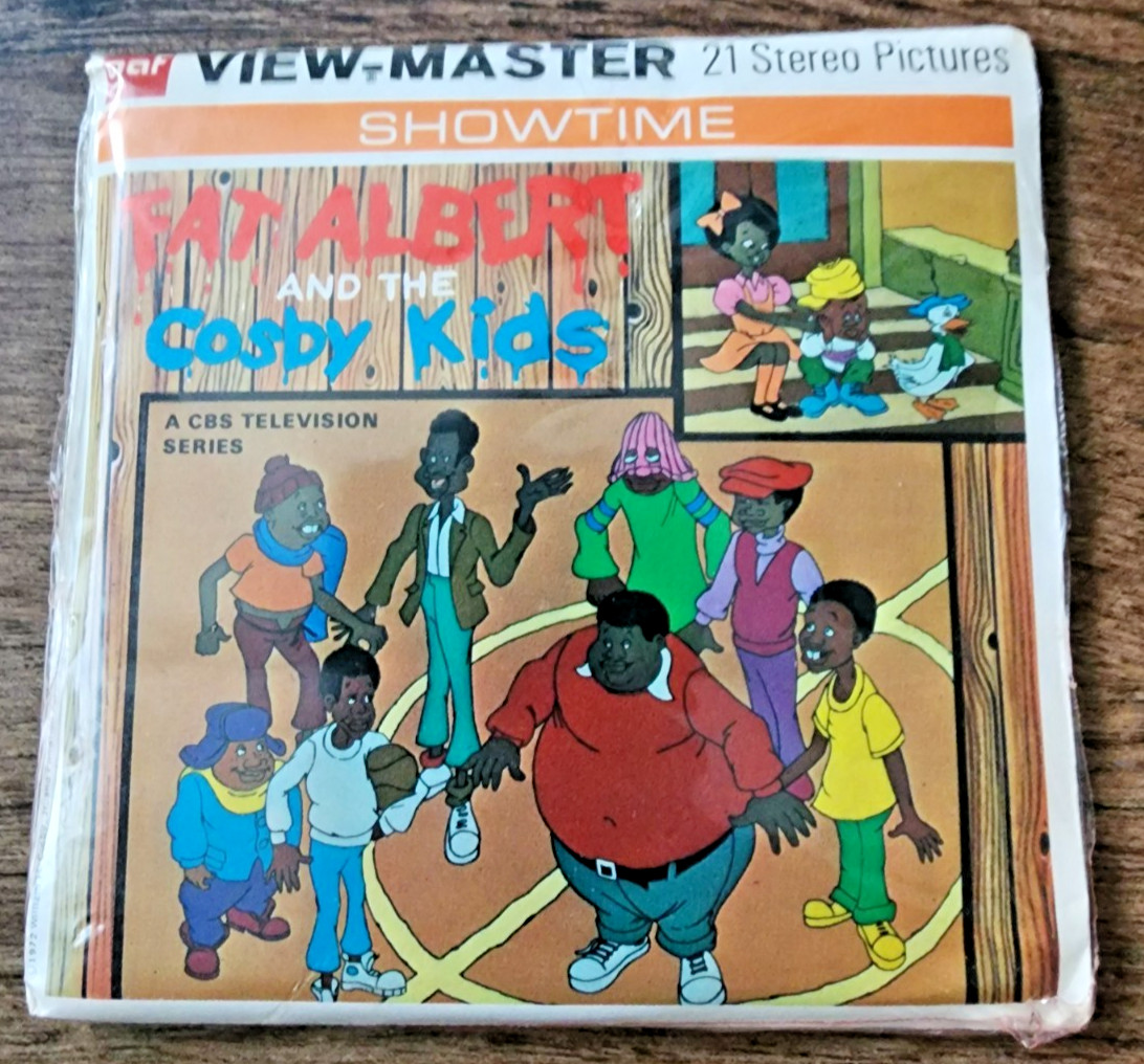 VINTAGE 1972 View-Master Fat Albert 3-Reel Packet B554 FACTORY SEALED NEW