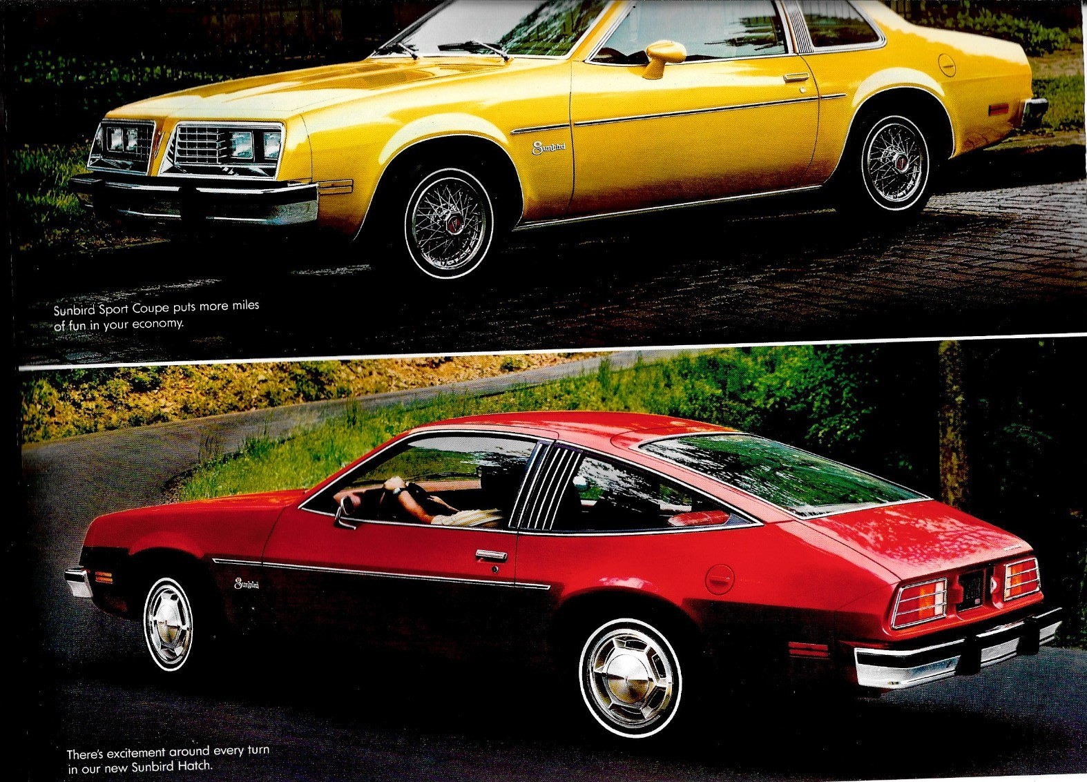 1980 Pontiac Sunbird Original  Sales brochure - 4 pages