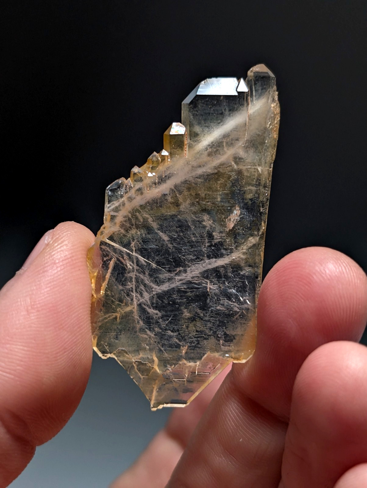 VERY Unique Faden Sheet Quartz Crystal, Garland County, Arkansas, USA, A+ VERY Unique Faden Sheet Quartz Crystal, Garland County, Arkansas, USA, A+