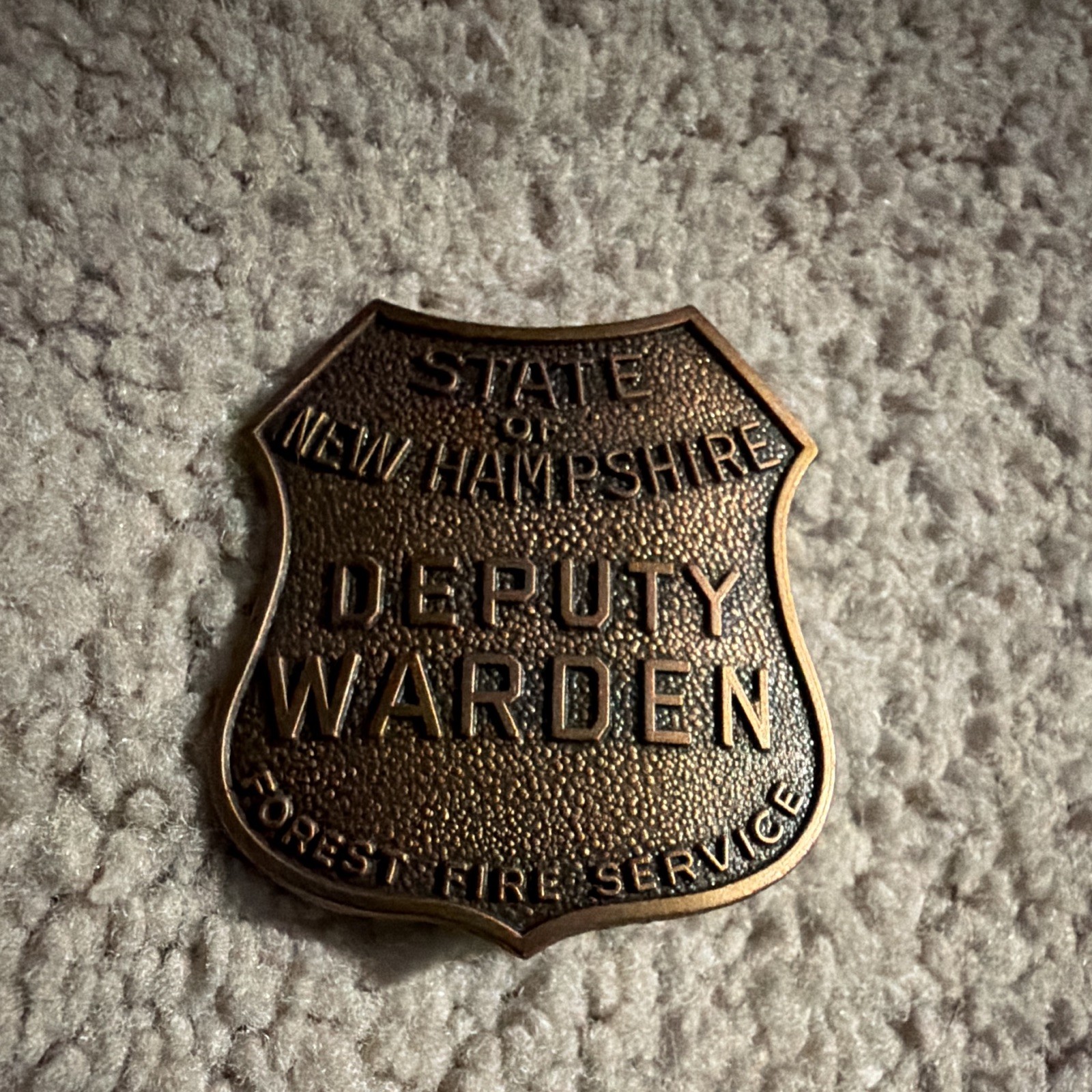New Hampshire Deputy Fire Warden Forest Fire Service Badge New Hampshire Deputy Fire Warden Forest Fire Service Badge