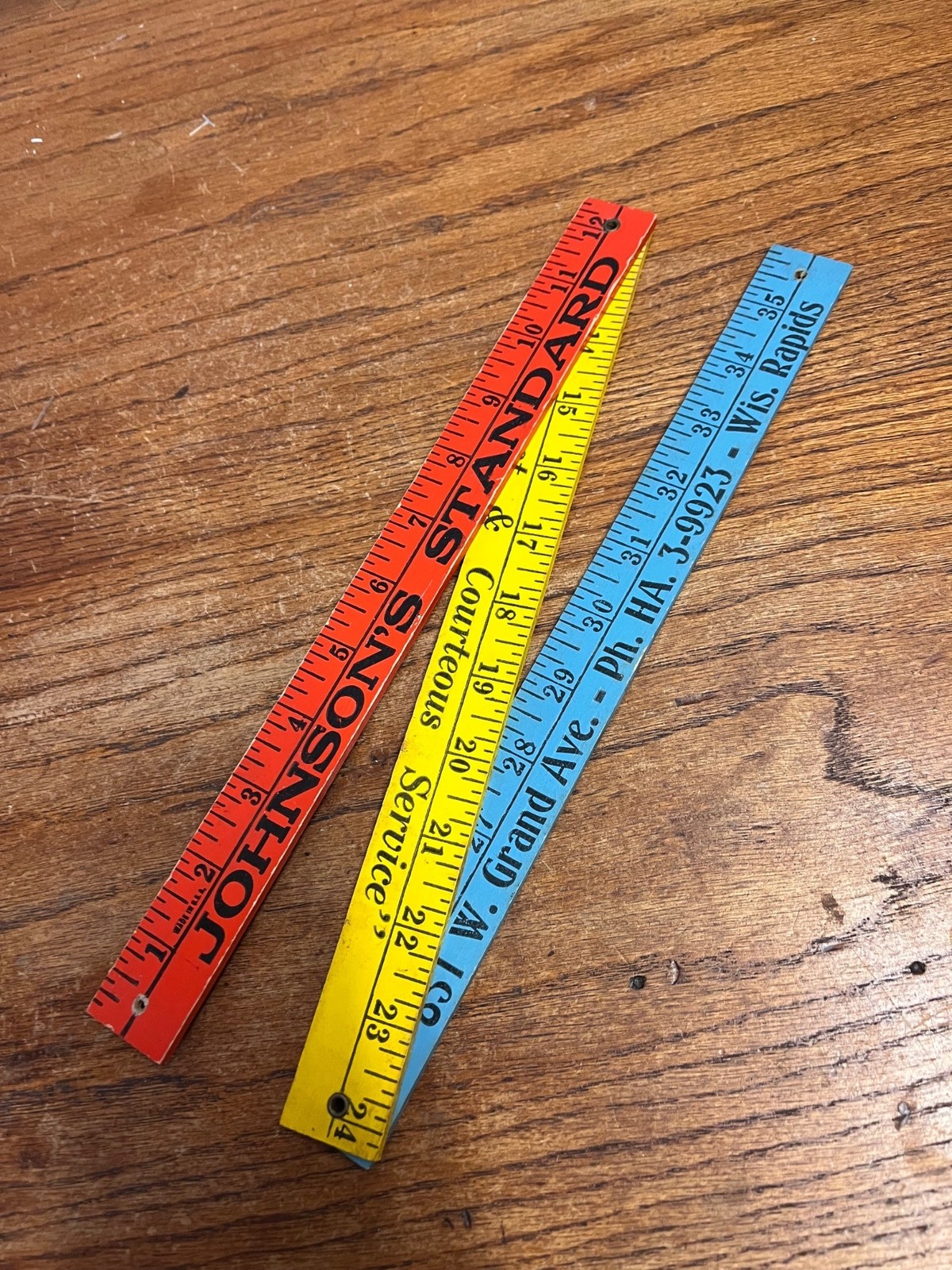 Vintage Johnsons Standard Oil Service Gas Station Ruler Folding Wisconsin Rapids Vintage Johnsons Standard Oil Service Gas Station Ruler Folding Wisconsin Rapids