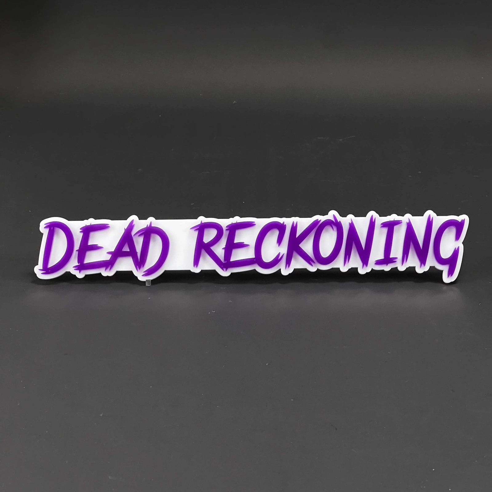 1PC DEAD RECKONING 3D Acrylic Badge - Car Truck Emblem Fender Sticker 1PC DEAD RECKONING 3D Acrylic Badge - Car Truck Emblem Fender Sticker
