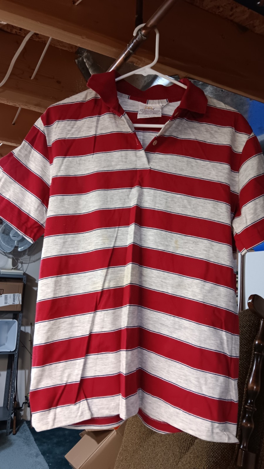 Vintage 1989 McDonalds Crew Employee Uniform Polo Shirt Female Size Medium