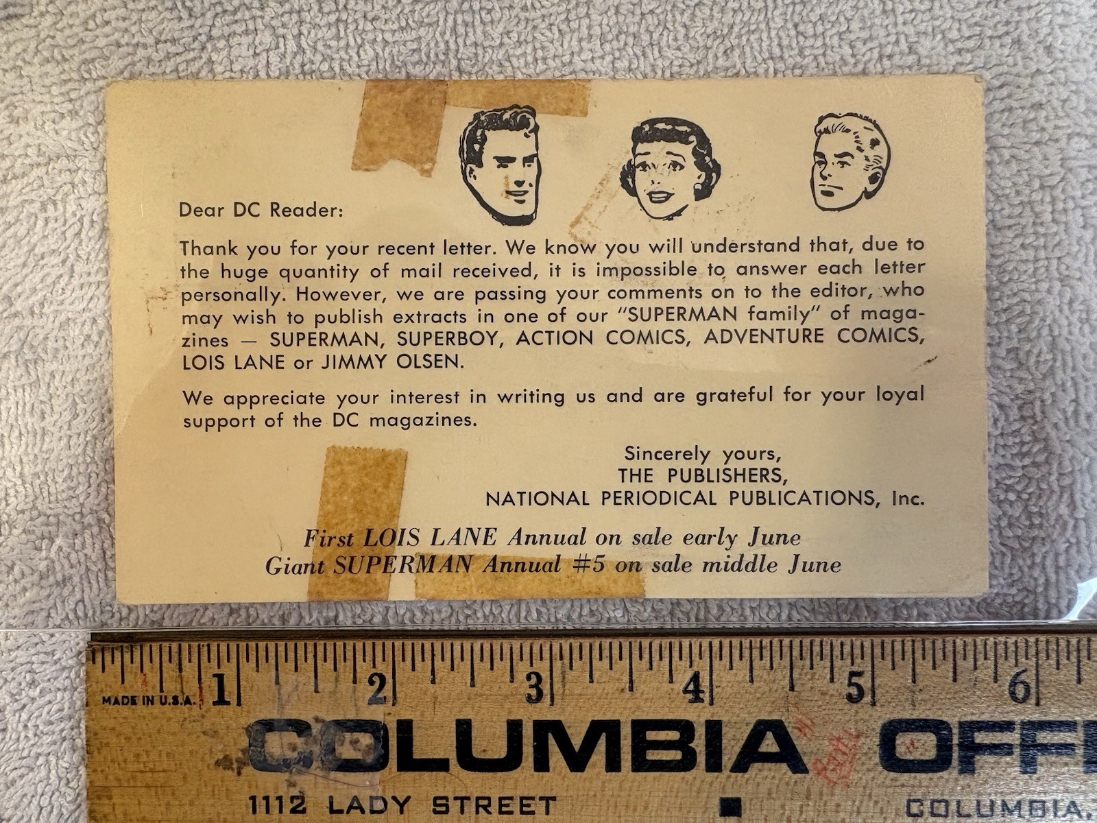 RARE SCARCE 1962 DC Comics 