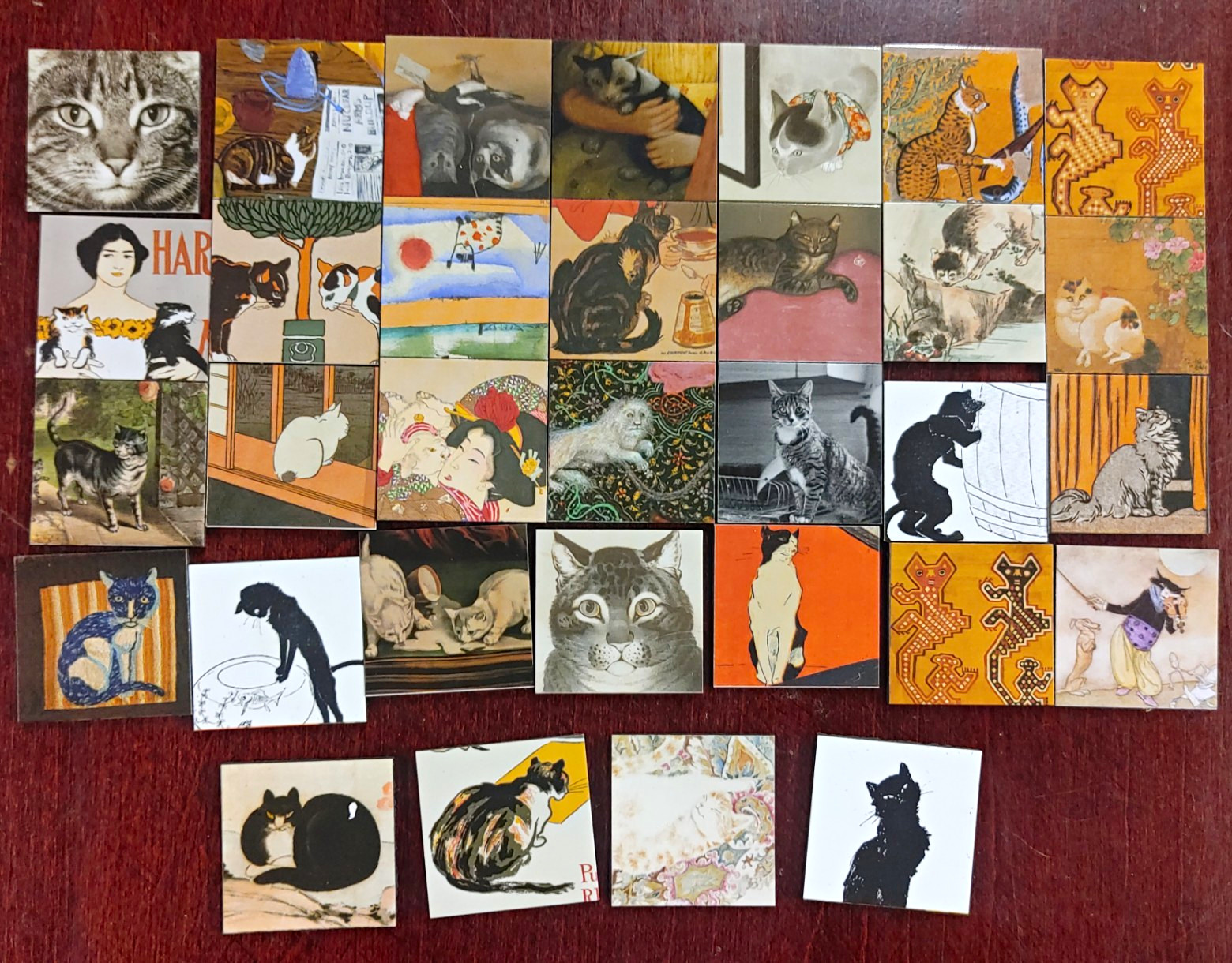 The Metropolitan Museum of Art Cats Square Multicolor Fridge Magnet Set 2013 The Metropolitan Museum of Art Cats Square Multicolor Fridge Magnet Set 2013