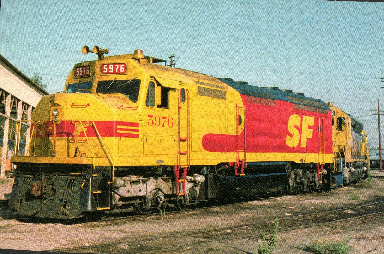 Rare Kodechrome color scheme of the SPSF, San Bernadino, CA Postcard Rare Kodechrome color scheme of the SPSF, San Bernadino, CA Postcard