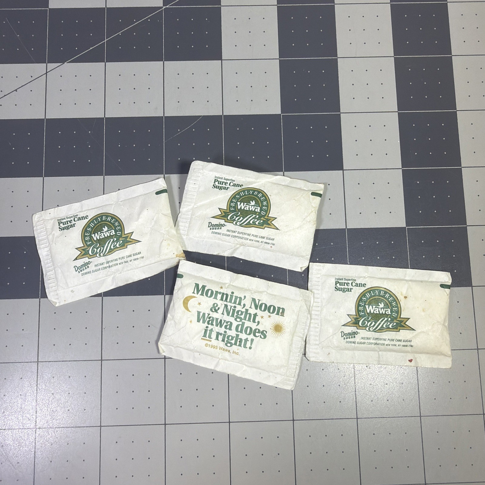 Vintage 1995 Wawa Sugar Packets 4 