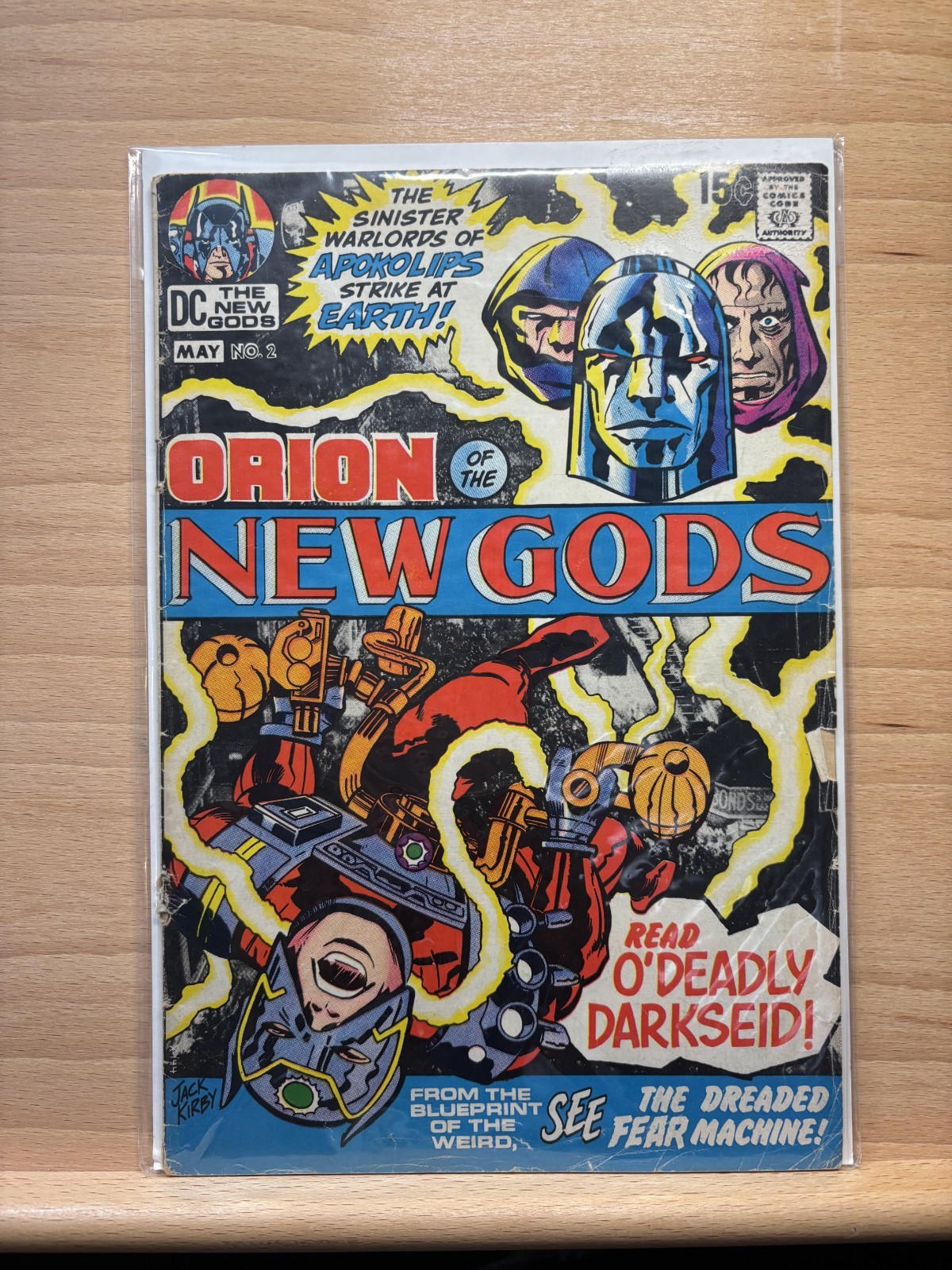 The New Gods #2 May 1971 FIRST DARKSEID APPEARANCE