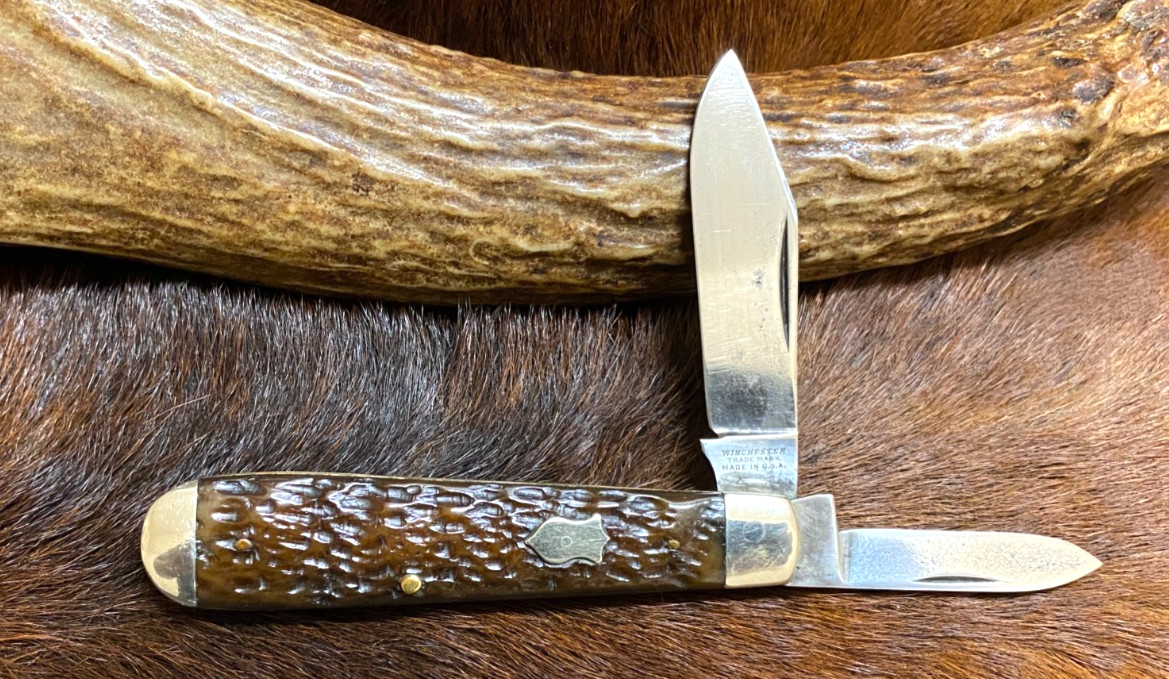 Winchester, Trademark, Made in USA., 2952 Straight Jack Pattern Knife, 3 1/2 Winchester, Trademark, Made in USA., 2952 Straight Jack Pattern Knife, 3 1/2