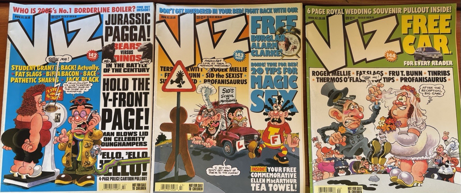 Viz - 36 Issues Uk Comic Magazine Lot Issue #’s 91,92,94,96,103,115-144 Viz - 36 Issues Uk Comic Magazine Lot Issue #’s 91,92,94,96,103,115-144