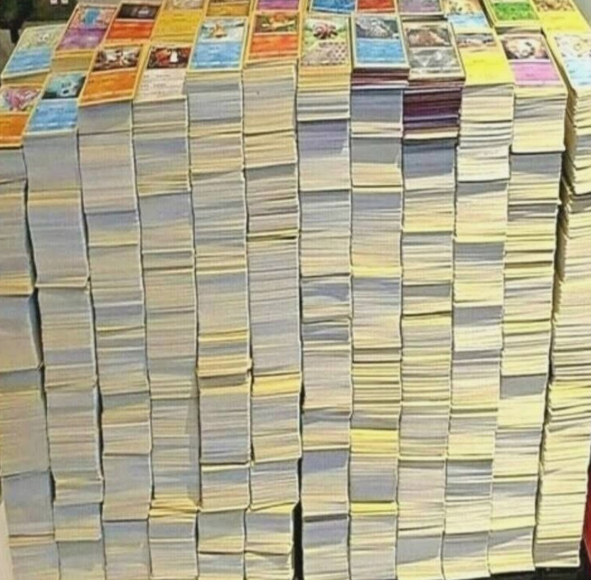 EPIC POKEMON CARD LOT 500+ CARDS Large Variety Card Bundle Birthday Gift
