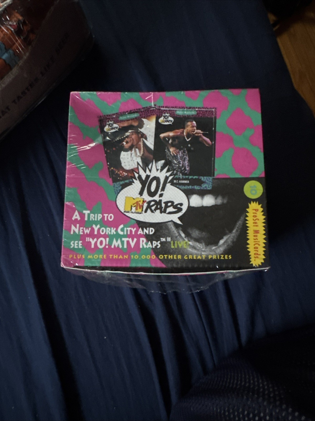 YO MTV RAPS FACTORY SEALED TRADING CARD BOX  36 PACKS PROSET 1991 RARE