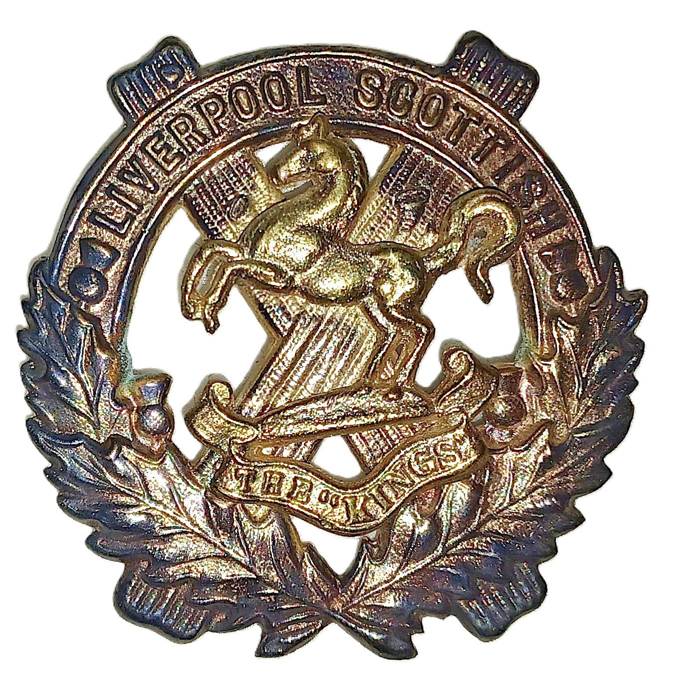 The Liverpool Scottish (2) Piece Construction Silver Glengarry Cap Badge The Liverpool Scottish (2) Piece Construction Silver Glengarry Cap Badge