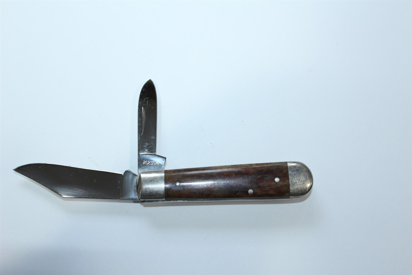 Vintage Case XX USA Folding Pocketknife 2 Blade 1 Dot #A6235-1/2 Appaloosa 1979