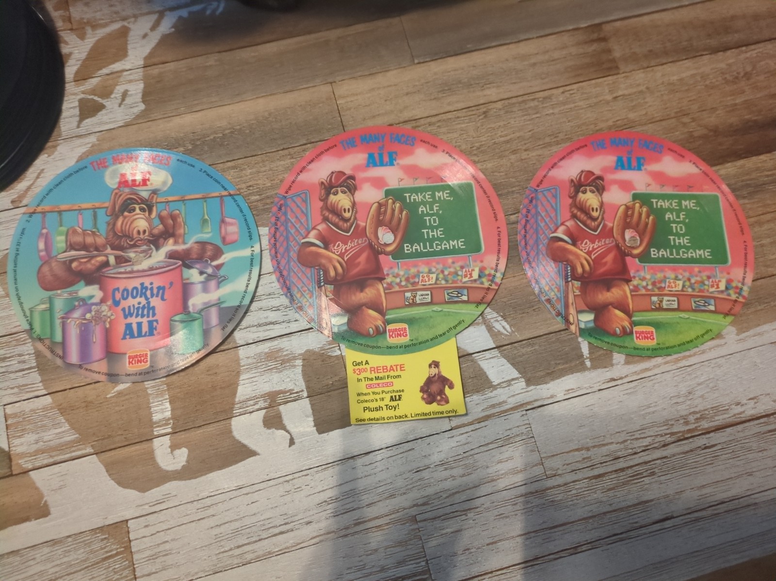 The Many Faces of Alf - Take Me Ballgame & Cookin W Alf- 1988 Burger King Record The Many Faces of Alf - Take Me Ballgame & Cookin W Alf- 1988 Burger King Record