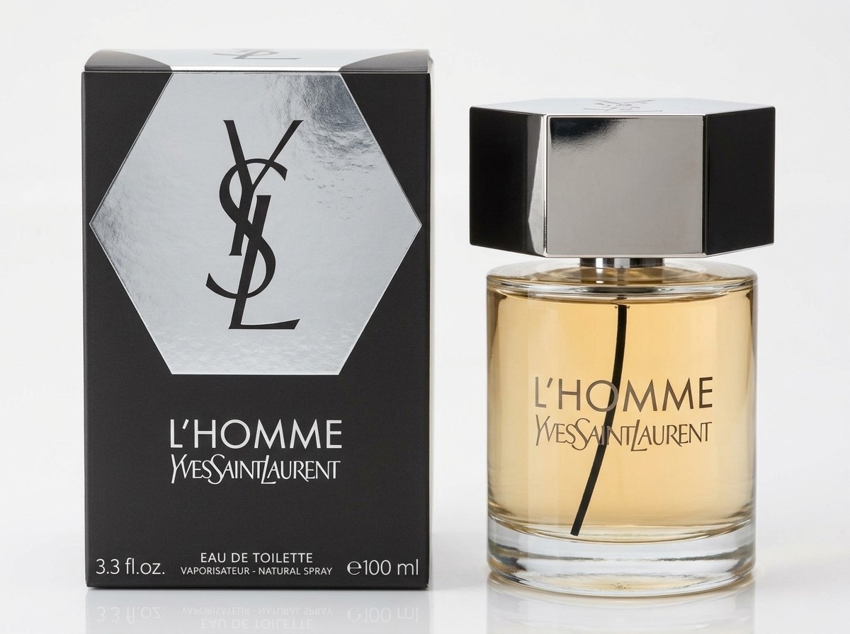 Yves Saint Laurent L'Homme Eau De Toilette Spray 100ml / 3.3 oz Cologne Men New Yves Saint Laurent L'Homme Eau De Toilette Spray 100ml / 3.3 oz Cologne Men New
