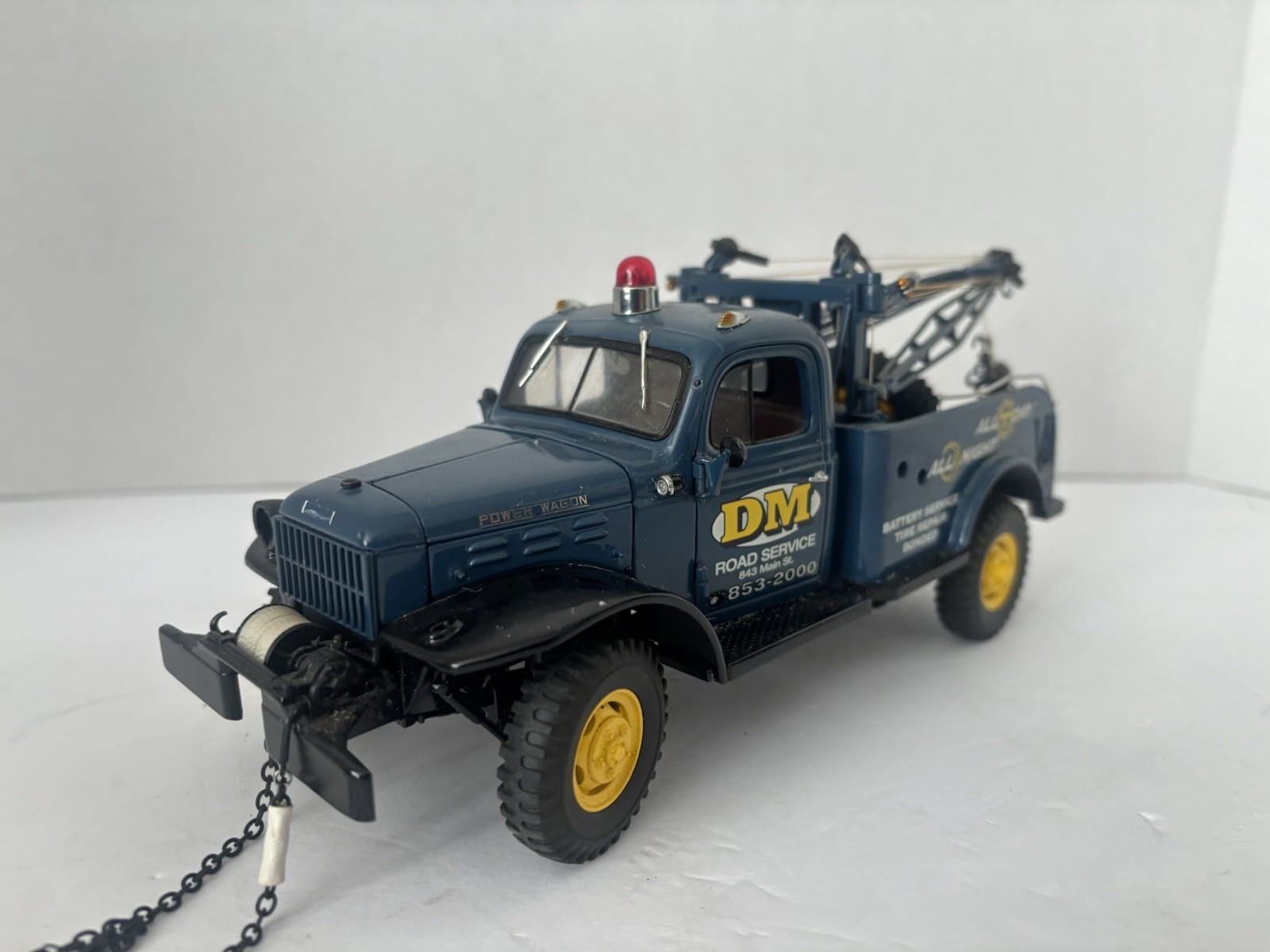 Franklin Mint 1946 Dodge Power Wagon Wrecker Diecast Tow Truck Franklin Mint 1946 Dodge Power Wagon Wrecker Diecast Tow Truck