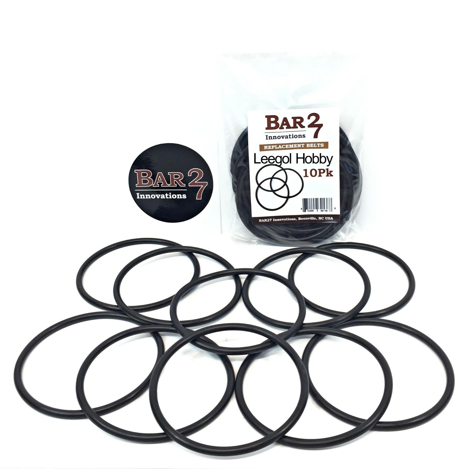 10 Replacement Drive Belts Leegol HOBBY Electric Rock Tumbler Single-Dual Drum