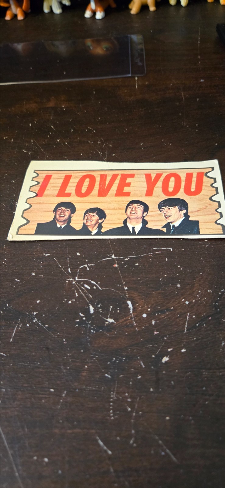 1964 Topps Beatles Plaks #9 ( The Beatles ) Trading Card Plaks 1964 Topps Beatles Plaks #9 ( The Beatles ) Trading Card Plaks