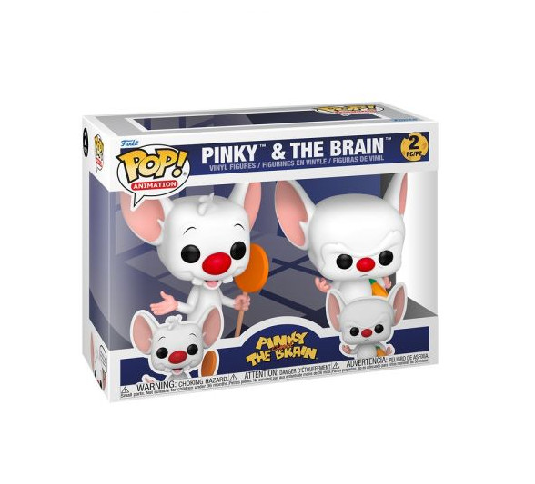 Funko Pop Pinky & The Brain (2-pack) Vinyl Figure Funko Pop Pinky & The Brain (2-pack) Vinyl Figure