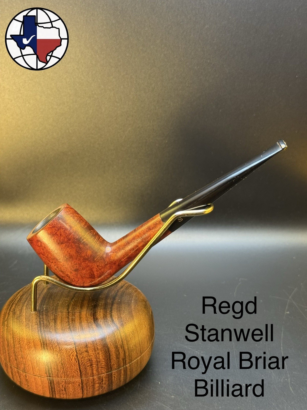 Vintage Regd Stanwell Royal Briar Billiard Tobacco Pipe