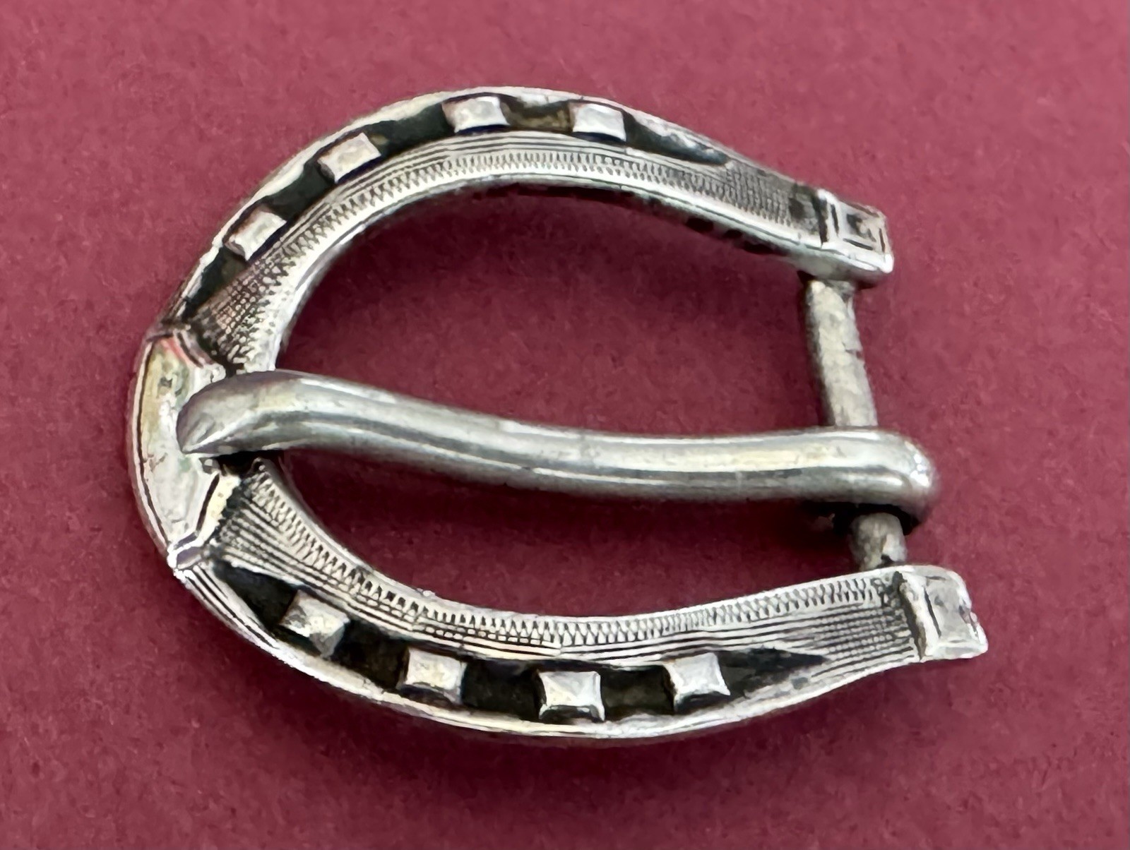 Vintage Tiny Bohlin Sterling Silver Horse Tack Watch Band Bohlinmade Belt Buckle Vintage Tiny Bohlin Sterling Silver Horse Tack Watch Band Bohlinmade Belt Buckle