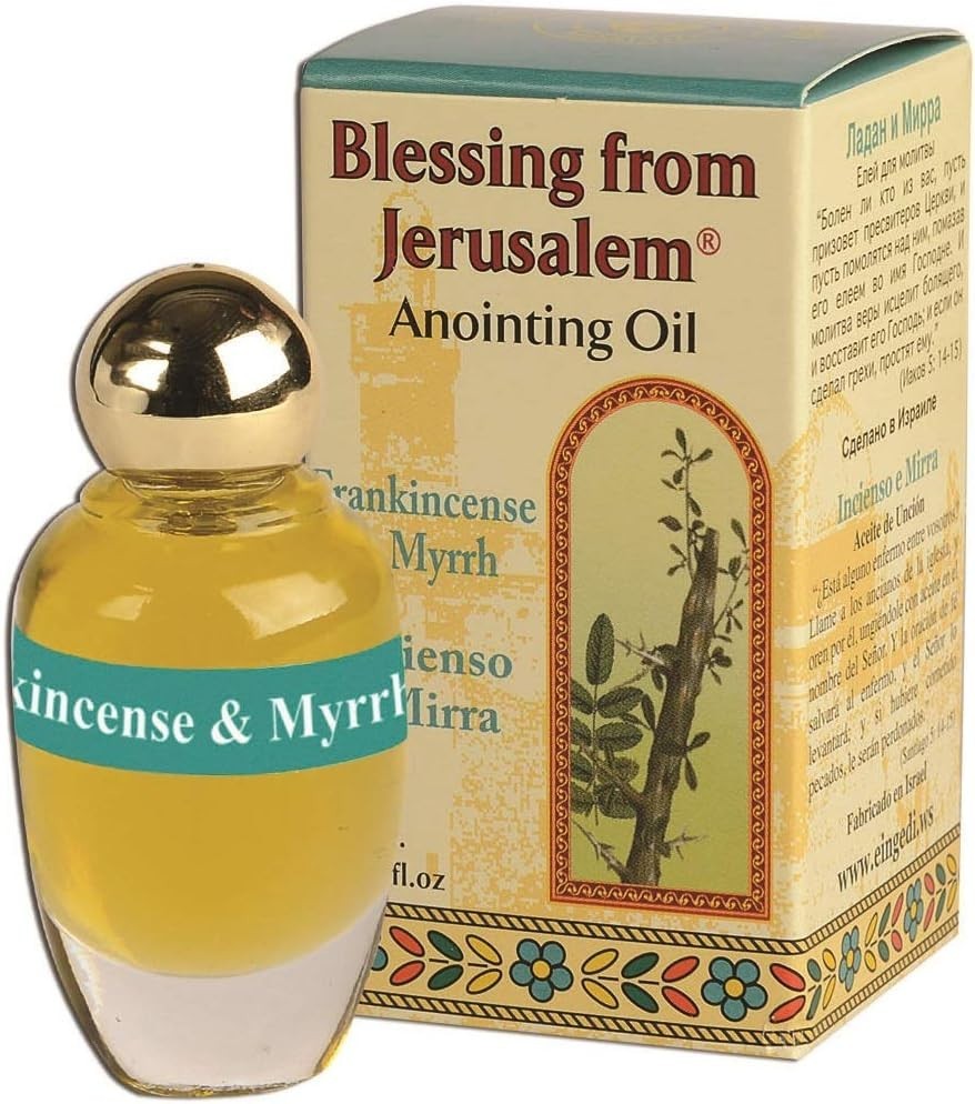 Aceite De Uncion De Incienso Y Mirra Para Oracion Con Especias Biblicas