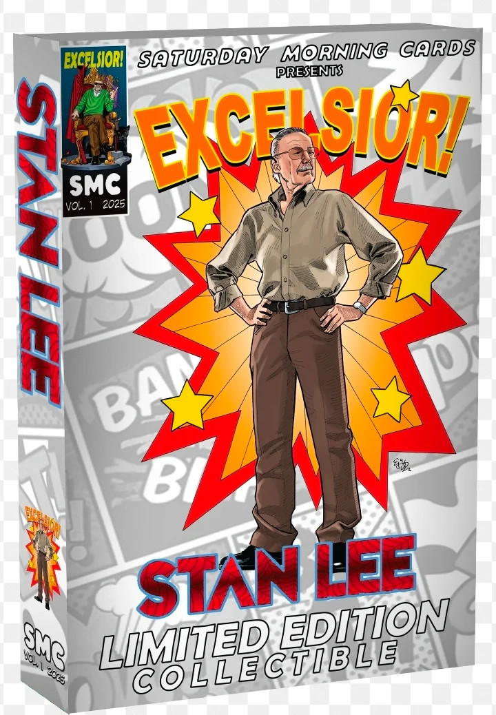 NEW Stan Lee Hobby Box Saturday Morning Cards