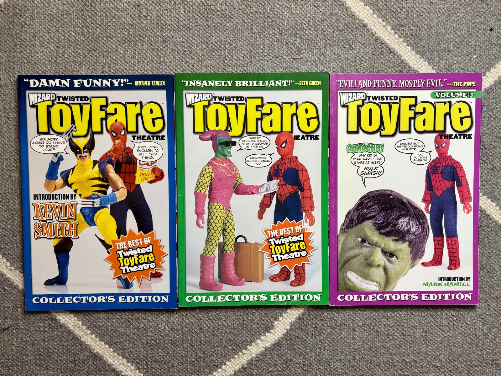 Twisted Toyfare Theatre #1 2 3 Wizard Collectors Edition - Action Figure Comedy
