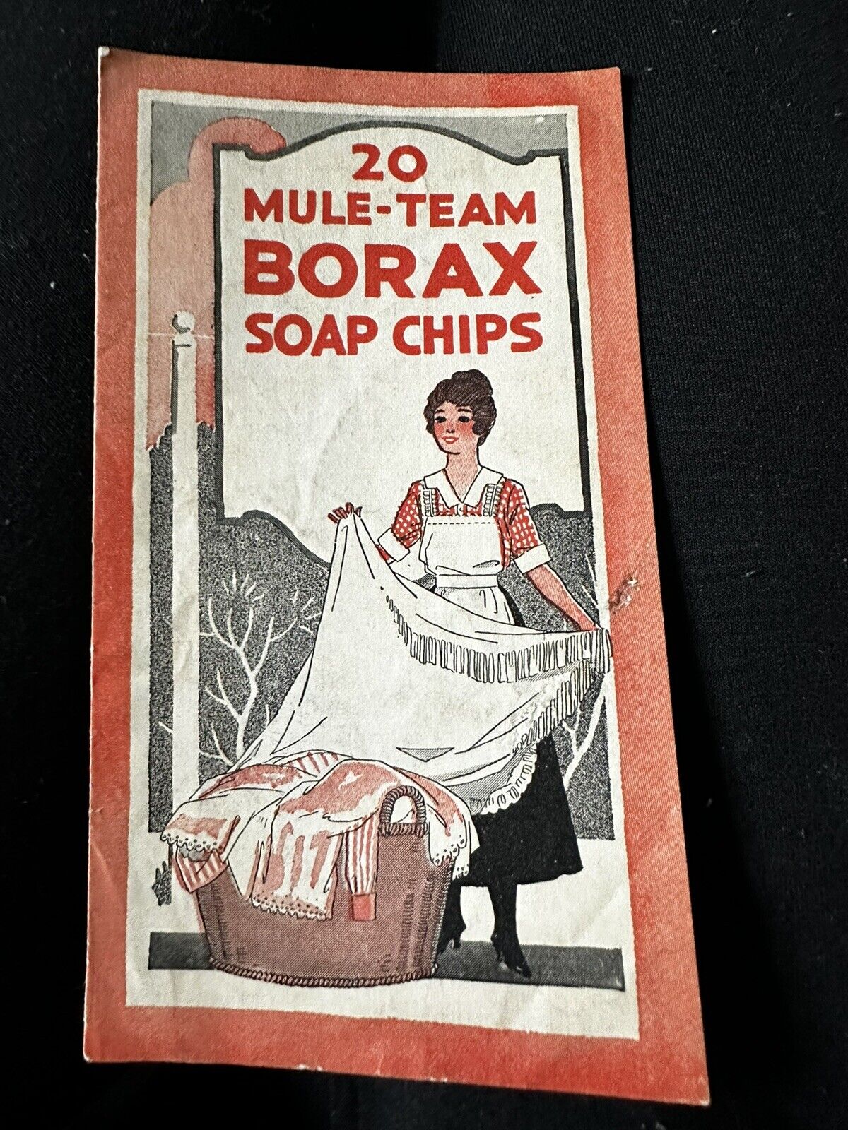 Vintage 20 Mule Team Borax Cleaner Rare Soap Detergent Booklet