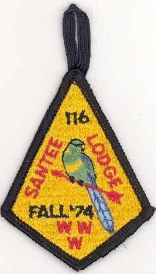 Santee Lodge 116 Pee Dee Area Council SC 1974 Fall Fellowship 