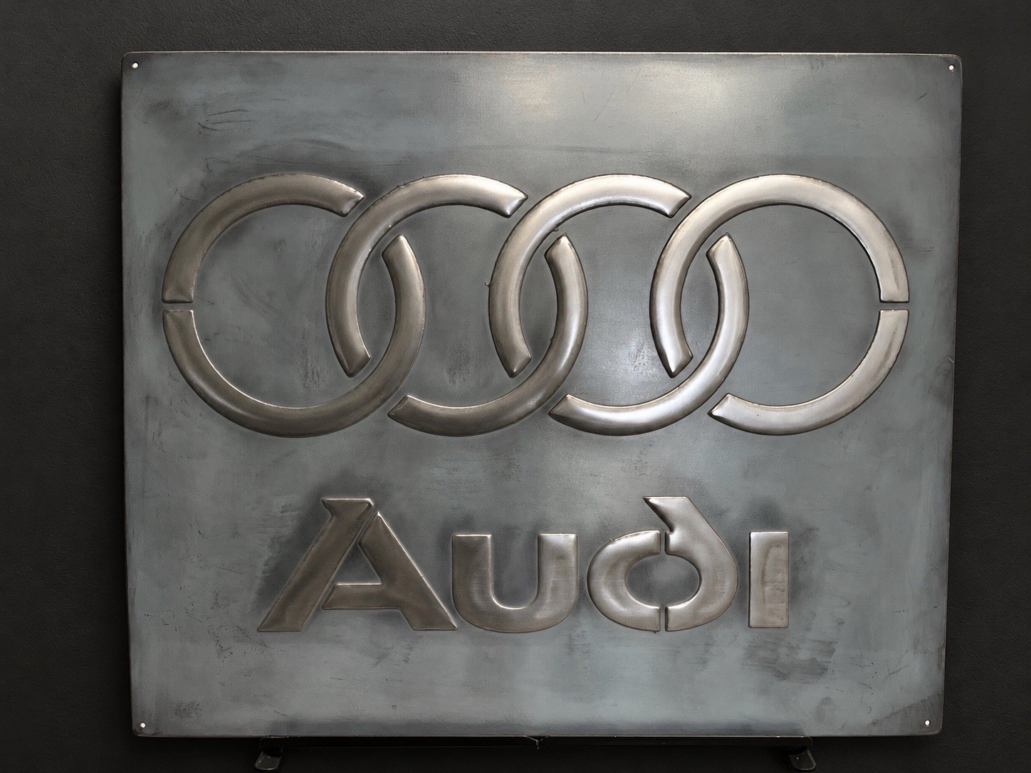 Audi Vintage Style Garage Sign 20x24 Handmade Aluminum Relief Metal Wall Art