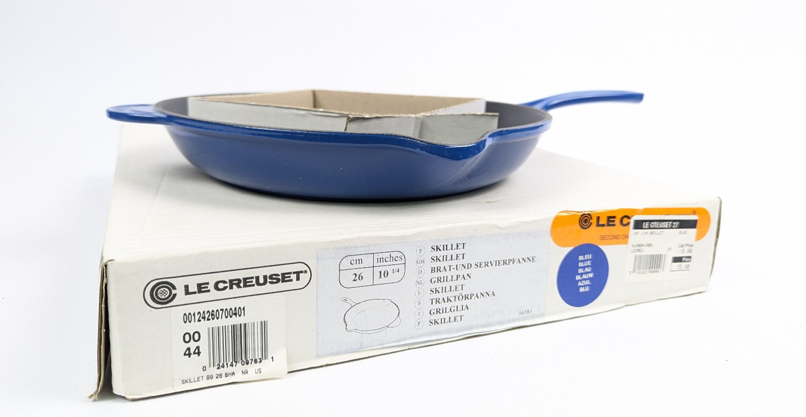 NIB Le Creuset 10 1/4 NIB Le Creuset 10 1/4