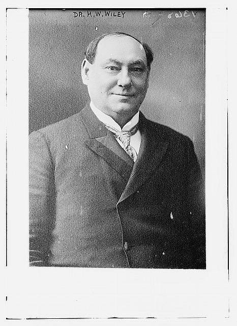 Dr. Harvey Washington Wiley,1844-1930,noted chemist,Pure Food & Drug Act of