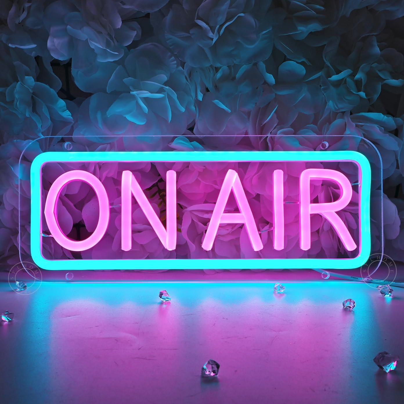 on Air Led Neon Light Sign Radio Bedroom Live Streaming Wall Decor |