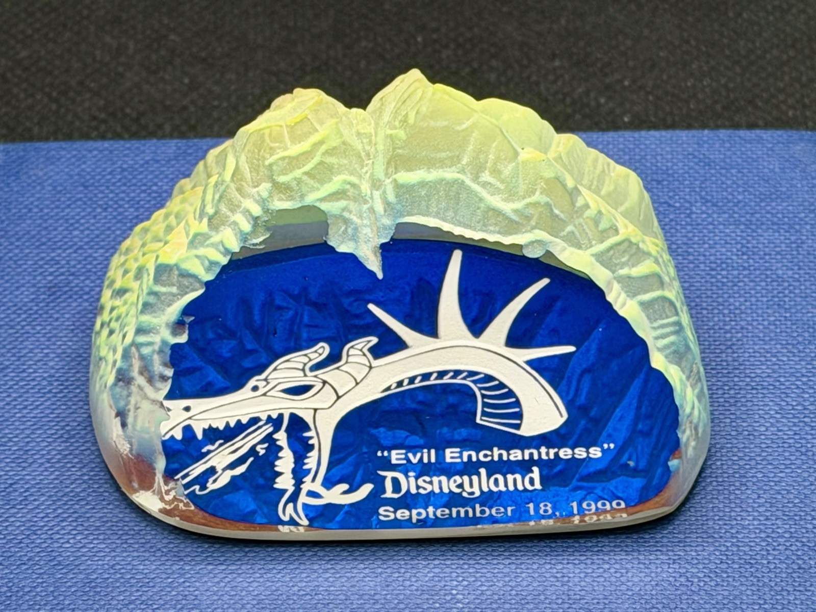 WDCC Maleficent Dragon Arribas Crystal 1999 Disneyland GWP Exclusive Rare