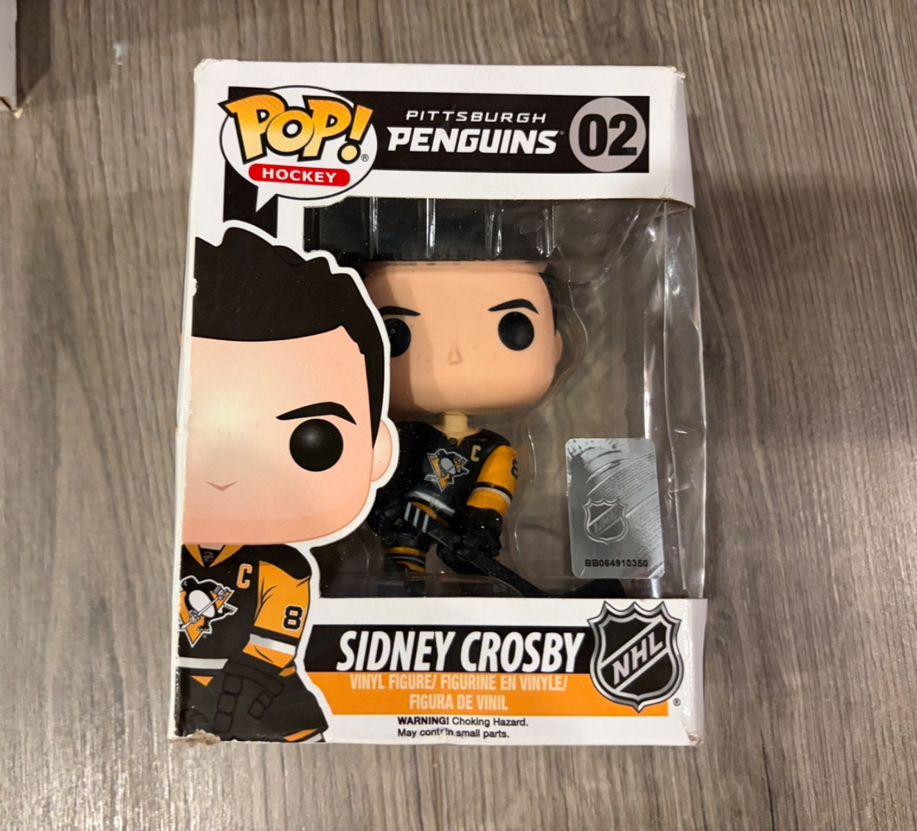 Funko Pop Hockey Sidney Crosby Pittsburgh Penguins #02 NHL Vinyl Figure