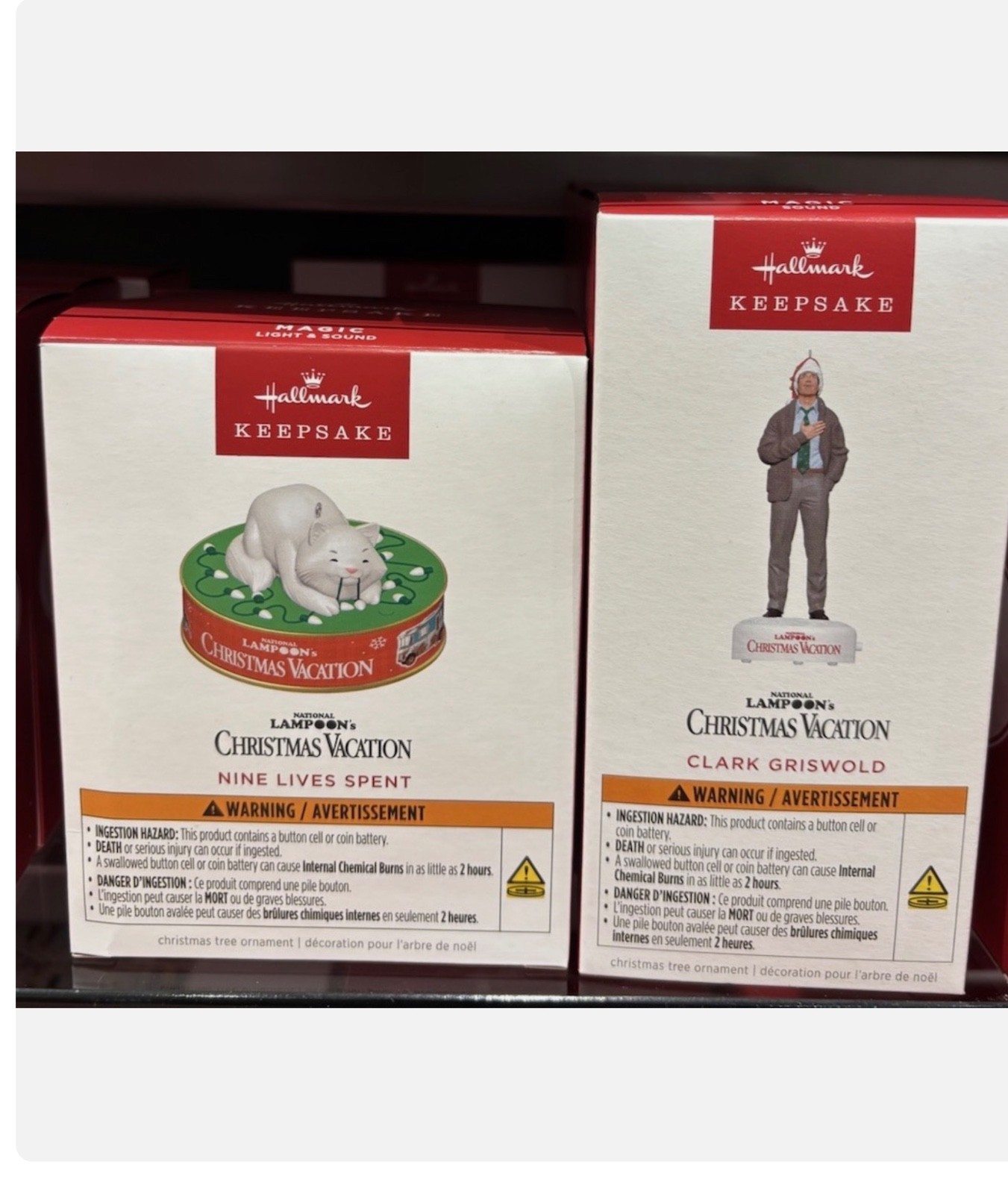 2026 Hallmark National Lampoon's Christmas Vacation Nine Lives Spent & Clark SET