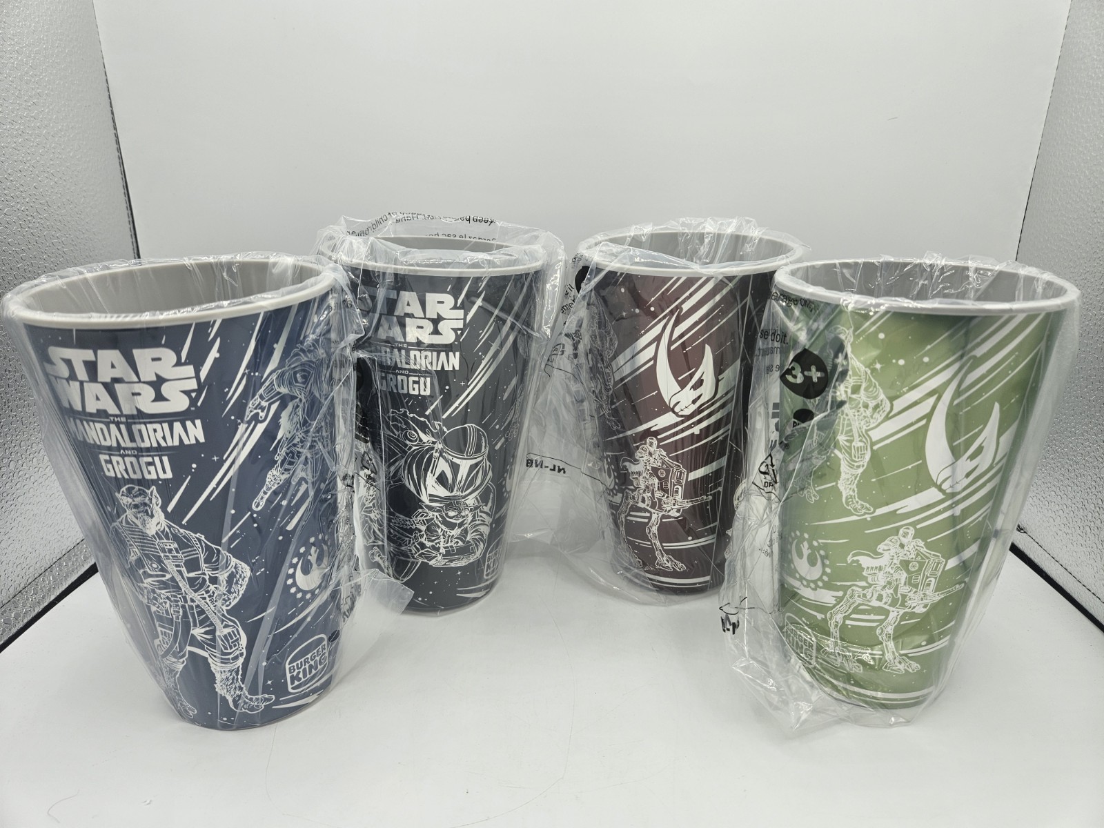 NEW 2026 Burger king Star Wars Collectible Cups Complete Set of 4 NEW 2026 Burger king Star Wars Collectible Cups Complete Set of 4