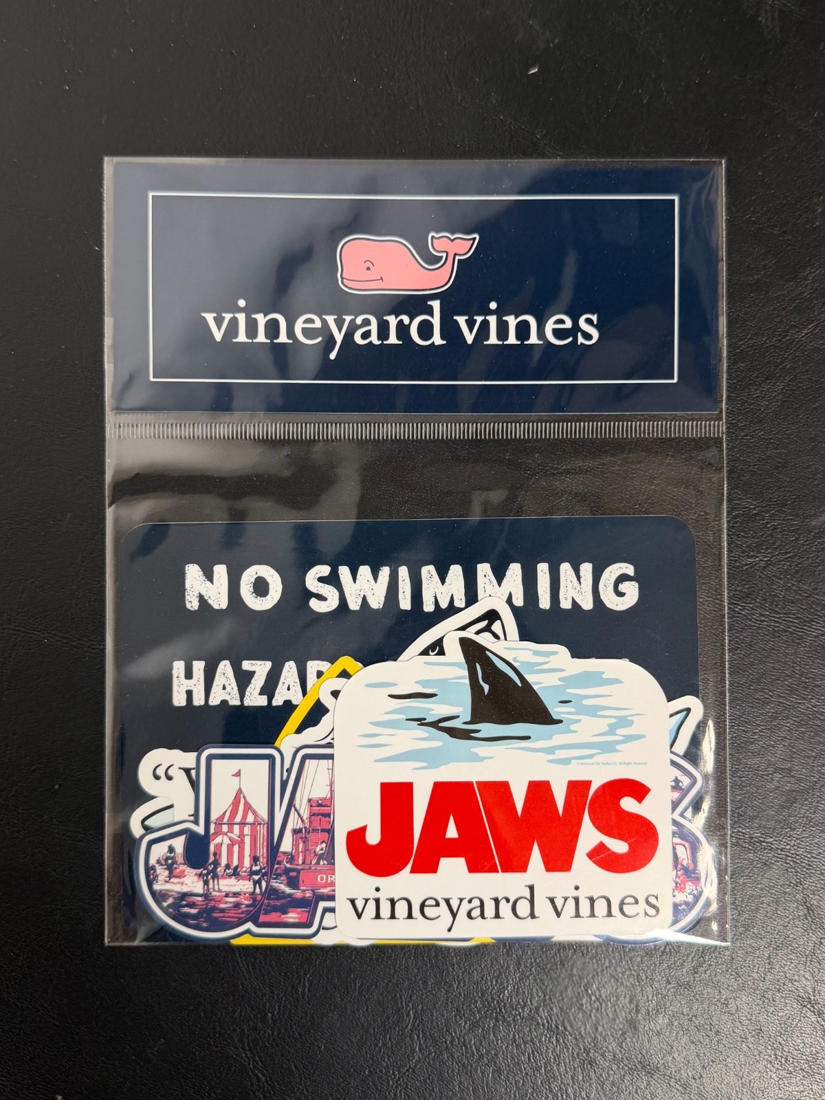 Vineyard Vines x JAWS - Rare 6 Sticker Decal Set NEW