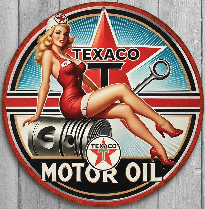 Texaco Motor Oil 12