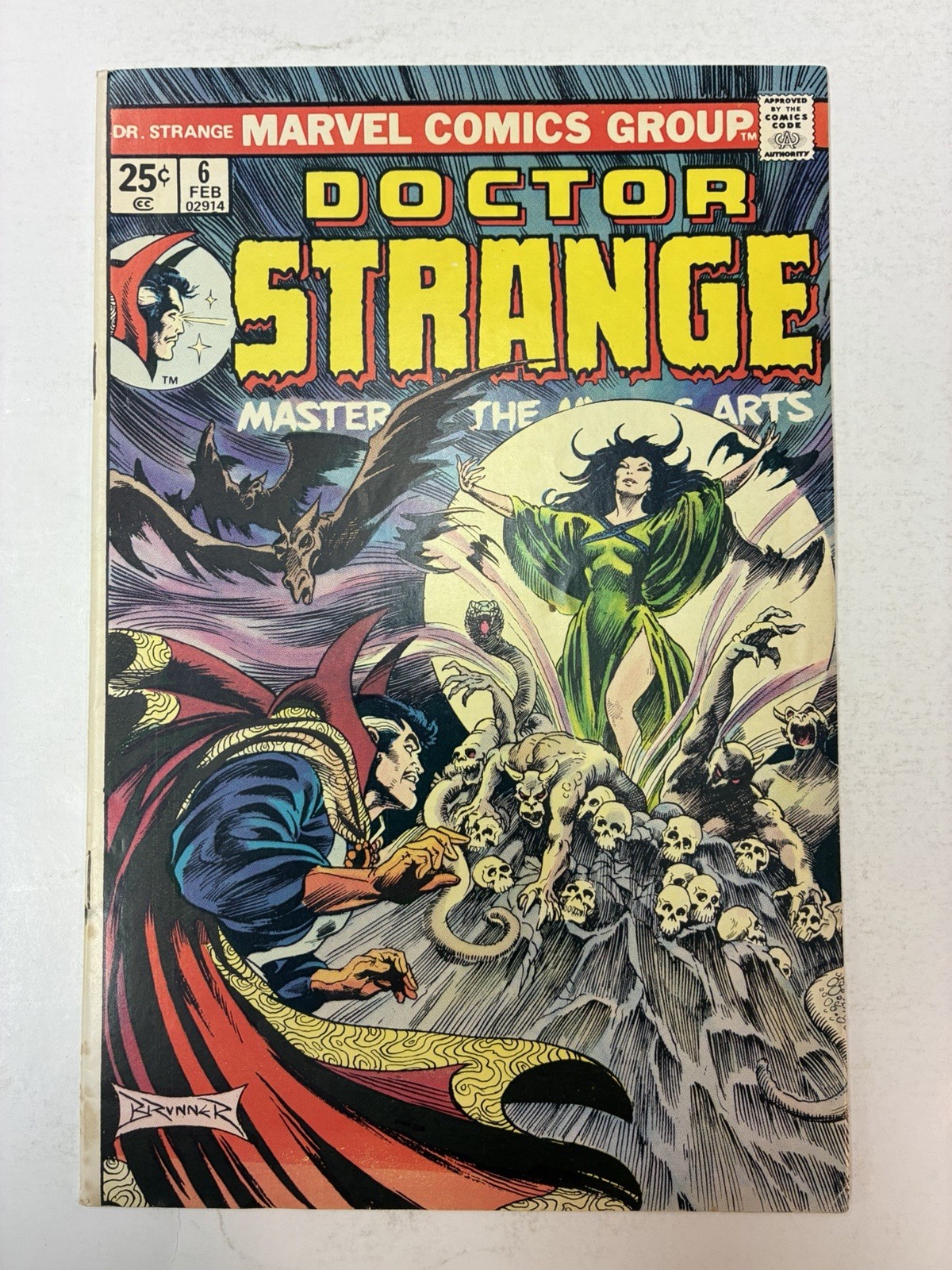 Doctor Strange #6 Umar, Dormammu, Mother Earth Marvel Comics February 1975