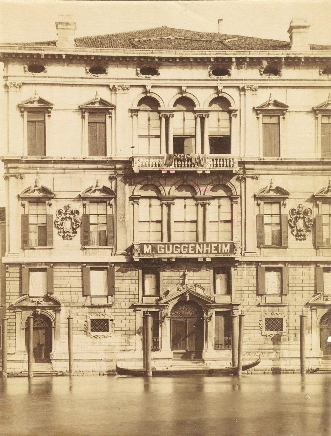 c. 1870\'s Guggenheim Museum, Palazzo Balbi, Venice, Italy Albumen Photograph