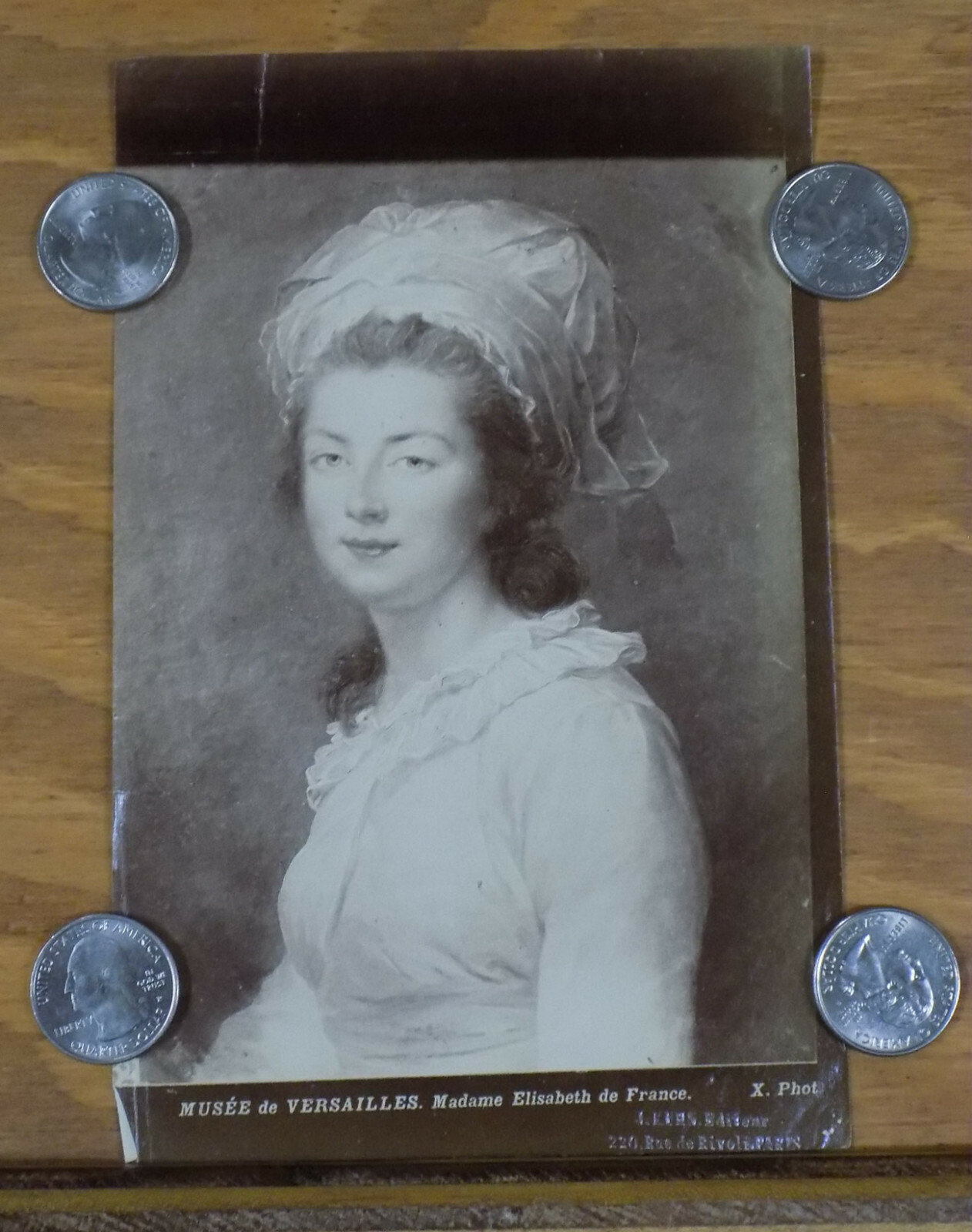 c1890 ALBUMEN PHOTOGRAPH by J. Kuhn// MADAME ELISABETH OF FRANCE