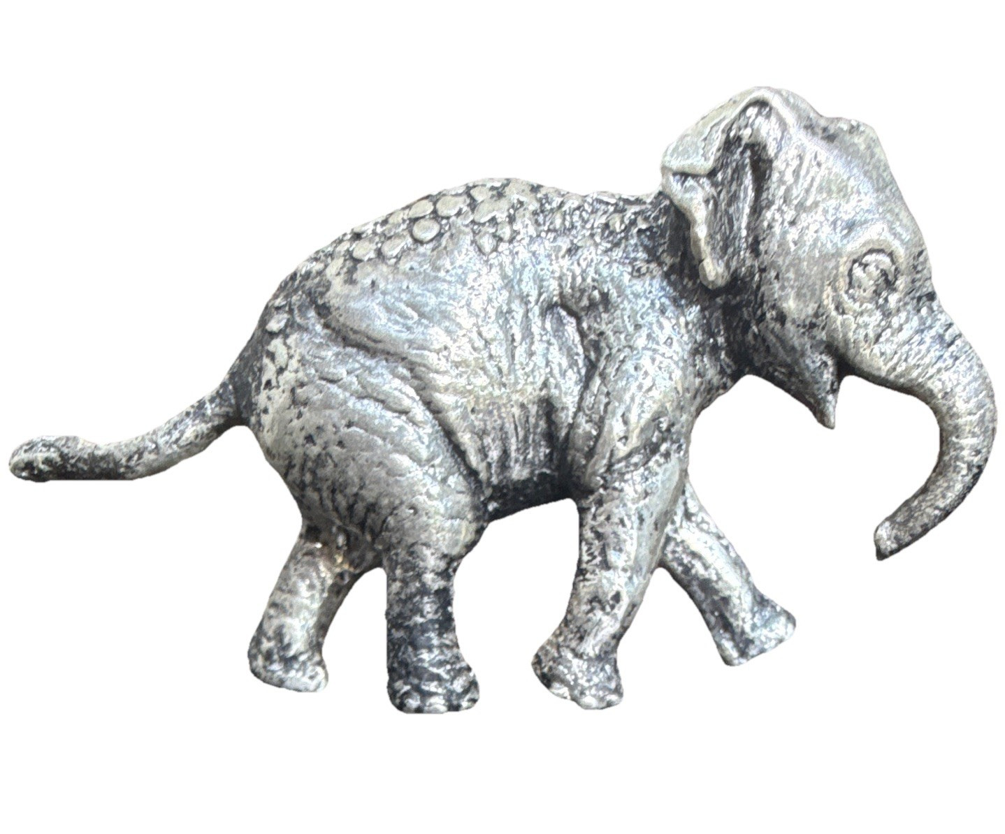 .999 Fine silver Elephant Figurine 6.15 Troy Oz