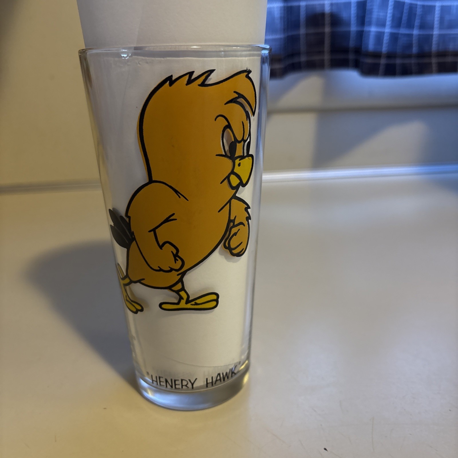 1973 Henry Hawk Glass Vintage Looney Tunes Pepsi Collector Series Chicken Hawk 1973 Henry Hawk Glass Vintage Looney Tunes Pepsi Collector Series Chicken Hawk