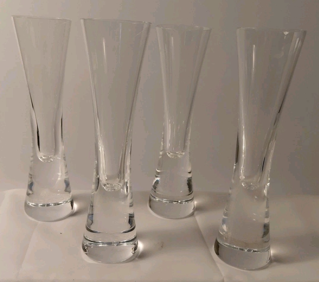 4 Vtg LSA International Moya Champagne Flutes 6 Ounces 4 Vtg LSA International Moya Champagne Flutes 6 Ounces